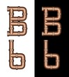 Copper Tubing Fittings 3D Letter B - Part of a Set
