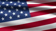Vídeo: USA flag background, 3d animation. seamless loop USA flag background, 3d animation. seamless loop