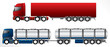 B double road train set