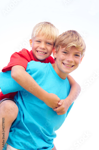 Photo: We may fight, but I still love my brother We may fight, but I still love my brother