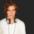 Handsome Man With Headphones