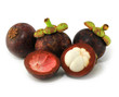 Photo: Stock Photo: Mangosteens fruit on white background Stock Photo: Mangosteens fruit on white background