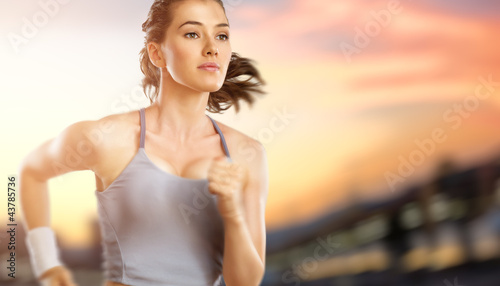 Photo: girl in sport girl in sport
