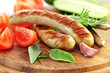Wurst, Tomaten