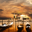 sunset in Venice