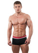 Muscled model
