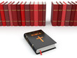 Holy Bible on background from others books.