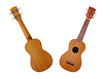 ukulele isolated on white background