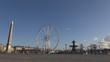 Timelapse of Place de la Concorde, Ferris-wheel