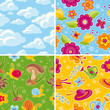 abstract seamless patterns