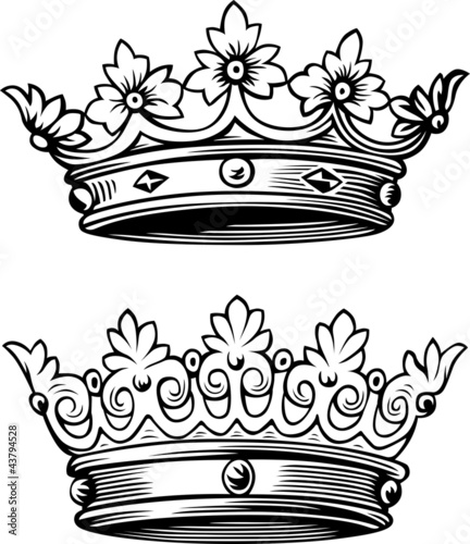 Illustration: Two different crowns Two different crowns