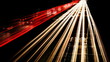 Traffic at night on California freeway