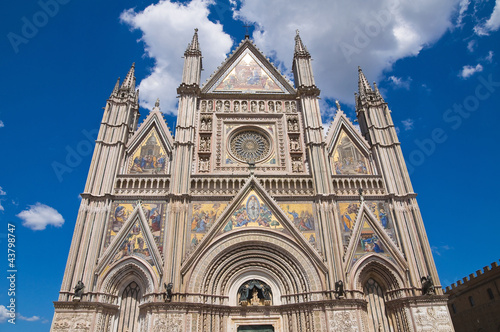 Photo: Cathedral of Orvieto. Umbria. Italy. Cathedral of Orvieto. Umbria. Italy.