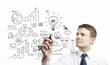 Photo: drawing strategy success drawing strategy success