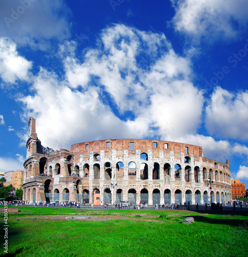 Photo: Famous Colosseum in Rome, Italy Famous Colosseum in Rome, Italy