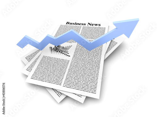 Illustration: Business News - Aufwärtstrend Business News - Aufwärtstrend