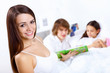 Photo: Family at home Family at home