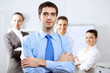 Foto: Young businesswoman in the office Young businesswoman in the office