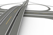 Illustration: Autobahn Kreuz Autobahn Kreuz
