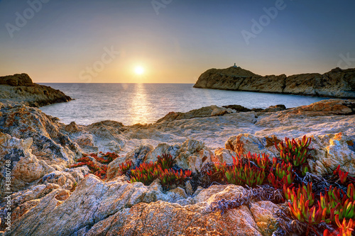 Photo: Crépuscule à l'Île-Rousse - Haute-Corse Crépuscule à l'Île-Rousse - Haute-Corse