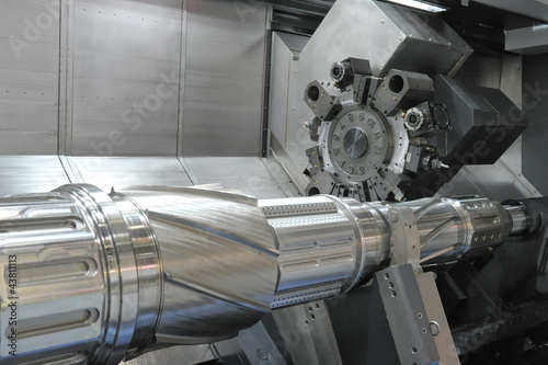 Photo: Drehbank, CNC-Fräse Drehbank, CNC-Fräse