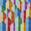City View recycled papercraft background