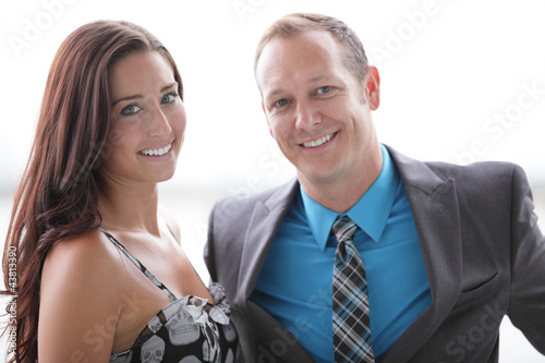 Photo: Attractive couple smiling Attractive couple smiling