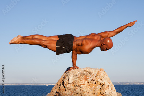 Photo: balance strong man balance strong man