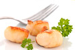 Les saint-jacques et brins de persil