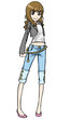 Vector: 私服 女性 私服 女性