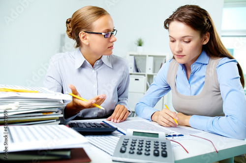 Photo: Accountants at work Accountants at work