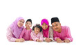 malay family during hari raya  aidilfitri