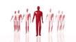 Men Walking Business Concept - Leadership Teamwork