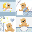 Cute templates for baby card