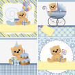 Cute templates for baby card