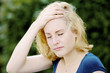 Photo: Young woman in pain Young woman in pain