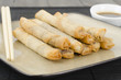 Duck Spring Rolls - Thin fried duck spring rolls & hoisin sauce