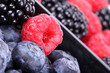 Photo: Bog bilberries, raspberry and blackberry Bog bilberries, raspberry and blackberry