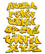 Graffiti Font Urban Art Alphabet