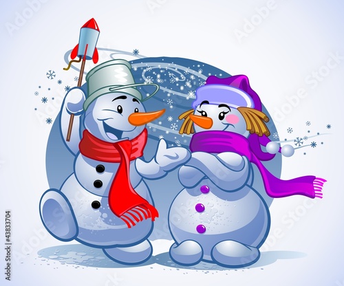 Vector: Snowmen Snowmen