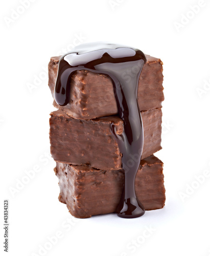 Photo: chocolate syrup and cake sweet dessert food chocolate syrup and cake sweet dessert food