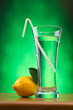 Photo: glass of soda water glass of soda water
