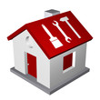 Immobilie Haus Eigenheim 3D