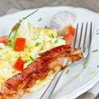 Rührei mit Speck