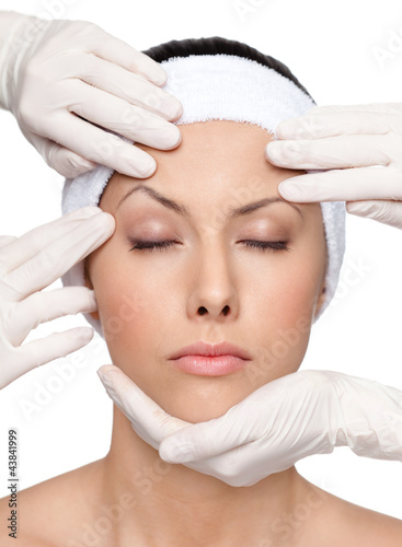 Photo: Young girl decides to try a plastic surgery Young girl decides to try a plastic surgery