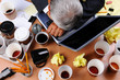 Cluttered Businessman's Desk