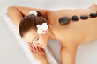 Attractive woman getting spa treatment 