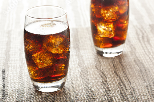 Photo: Refreshing Brown Soda with Ice Refreshing Brown Soda with Ice