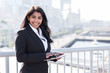 Photo: Indian businesswoman with tahlet PC Indian businesswoman with tahlet PC