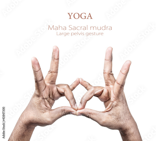 Photo: Mudra hand gesture Mudra hand gesture